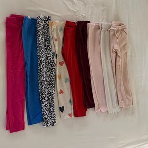 Cat & Jack, Amazon Essentials & others Lot Leggings, pants girls 4t